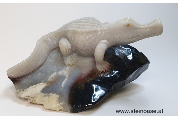 Alligator / Krokodil Chalcedon